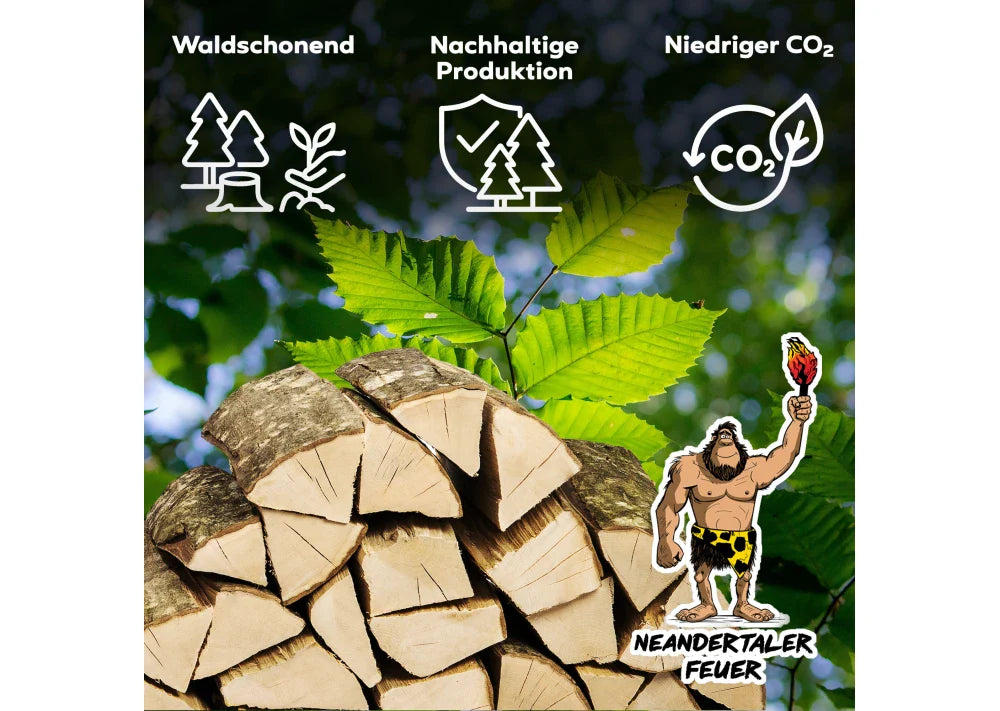 &nbsp;LKW Ladung mit 22 Paletten je 2RM Kaminholz-Brennholz aus Hartholz.